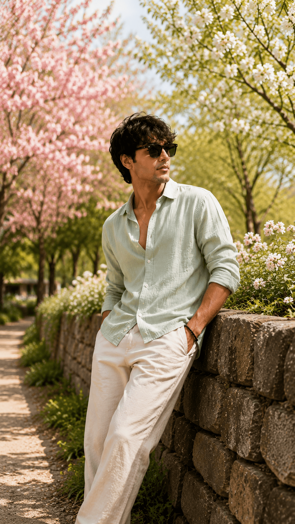 Spring collection — light layers in soft, fresh tones